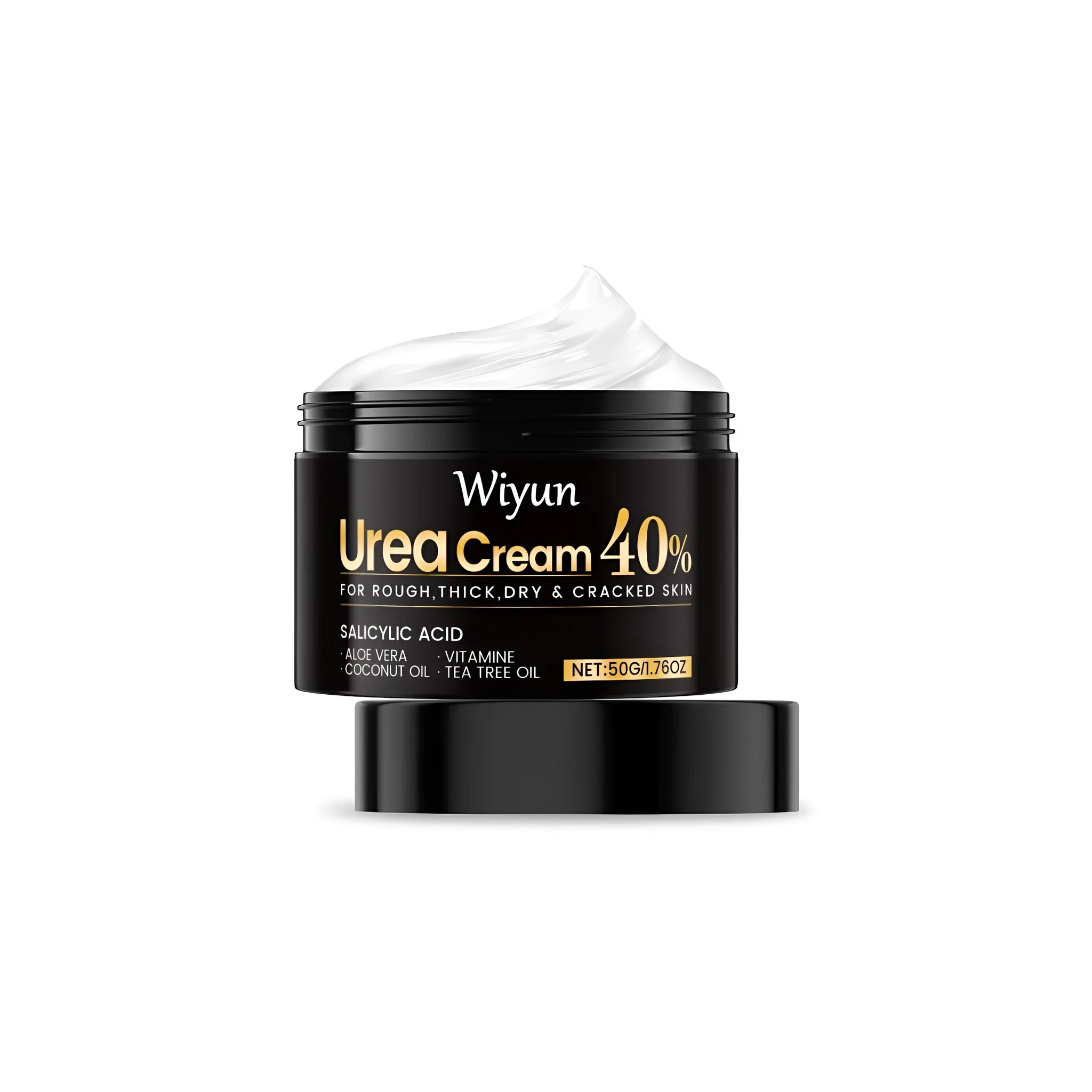 50g tube of urea hand and foot cream with aloe vera and salicylic acid