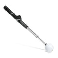 Telescopic stainless steel golf swing simulator in black colour