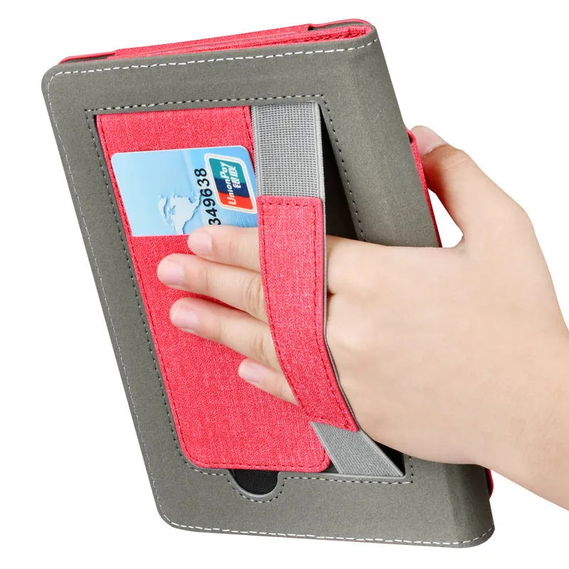 Imitation leather protective case with bracket for KPW5, available in 10 colours including pink and black