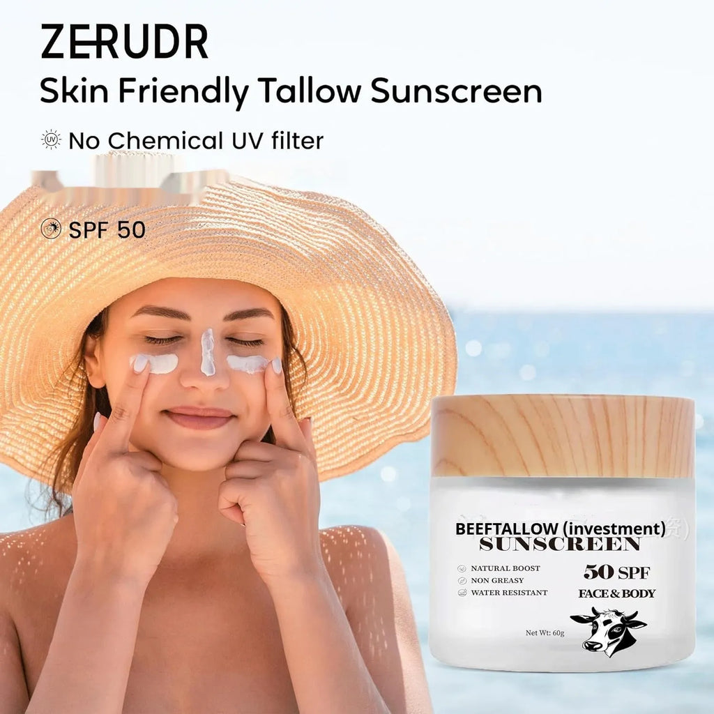 60g tube of beef tallow waterproof barrier cream with non-greasy formula for hand protection