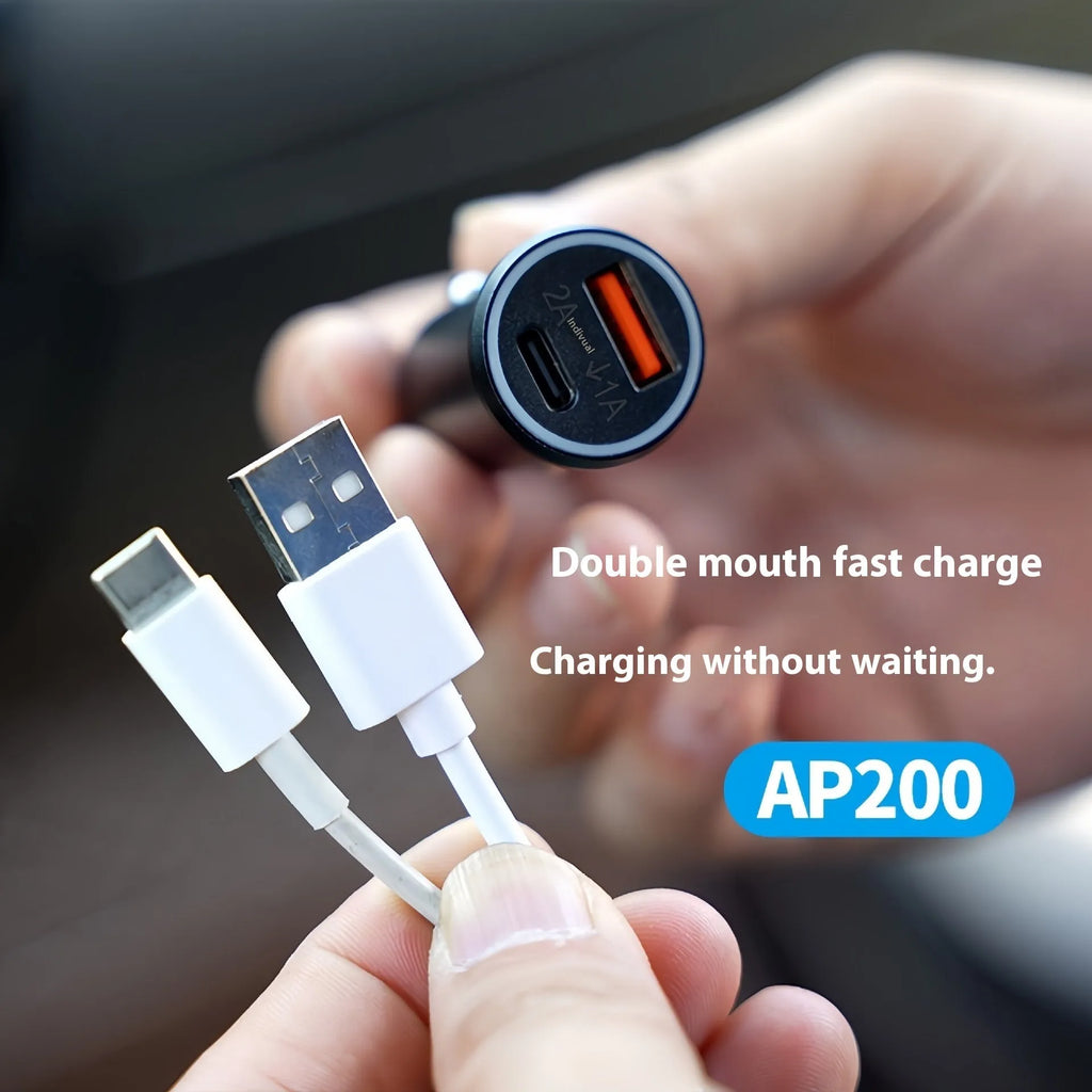 Black car charger GPS locator device for finding lost vehicles.
