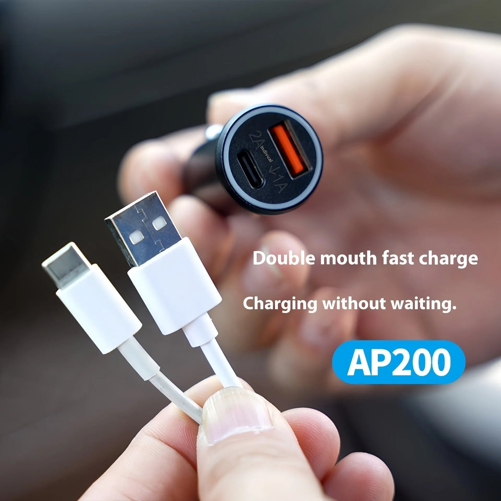 Black car charger GPS locator device for finding lost vehicles.