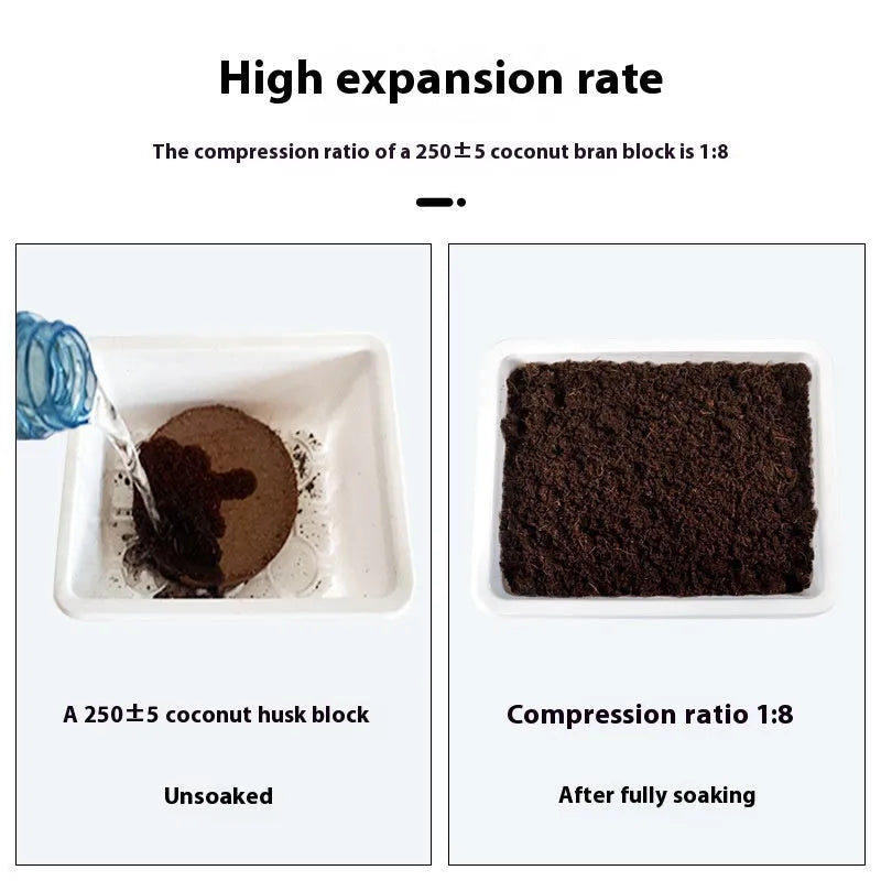Eight sizes of nutrient soil vegetable planting blocks for sowing and seedling cultivation