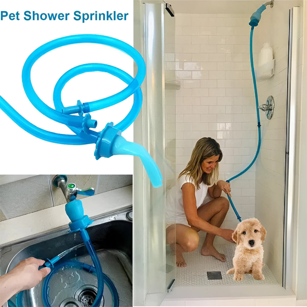 Silicone universal connector shower pipe in modern simplicity style with OPP bag