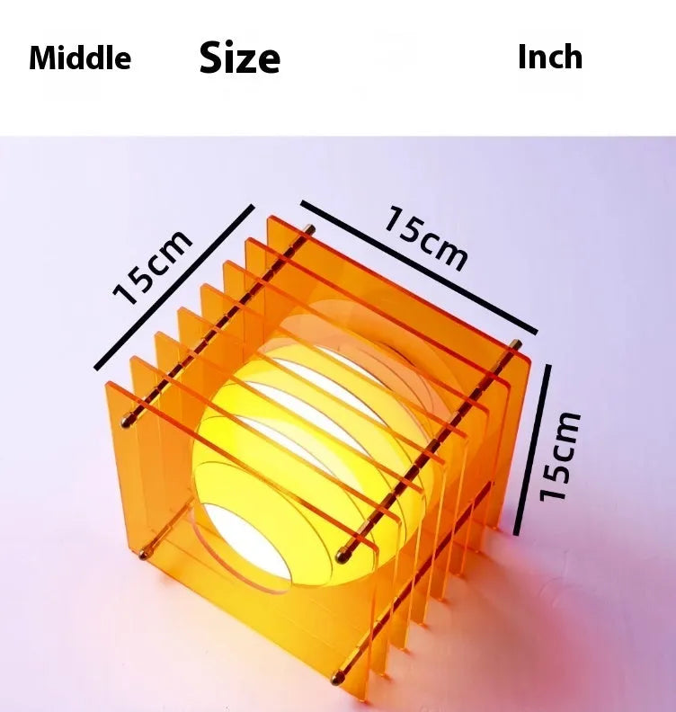 DIY acrylic moon light lamp with remote control, 16 colour options, rechargeable, LED ambience light