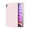 Soft liquid silicone iPad protective case in solid colours, showing back and edge coverage for various iPad models.