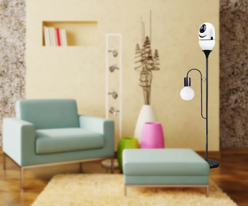 Yilot bulb shaking head WIFI security camera 1080P white ABS for home indoor monitoring