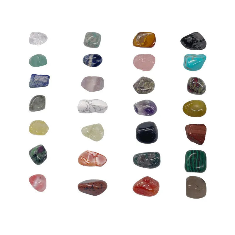 Christmas doll countdown calendar advent crystal stone mine blind box in rough stone style with stone toy material