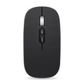 iMice wireless mouse 1600DPI 2.4G rechargeable mini silent mouse black colour top view