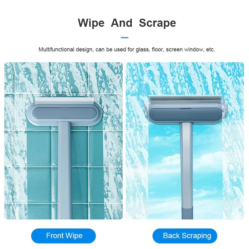 4-in-1 multifunctional hair removal brush with flannel surface and detachable handle for cleaning pet hair from screens and upholstery