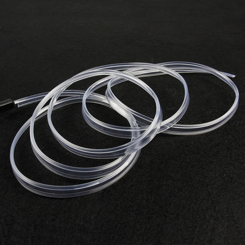 Universal car EL luminous ambience light strip with colourful lighting effects and USB interface connector