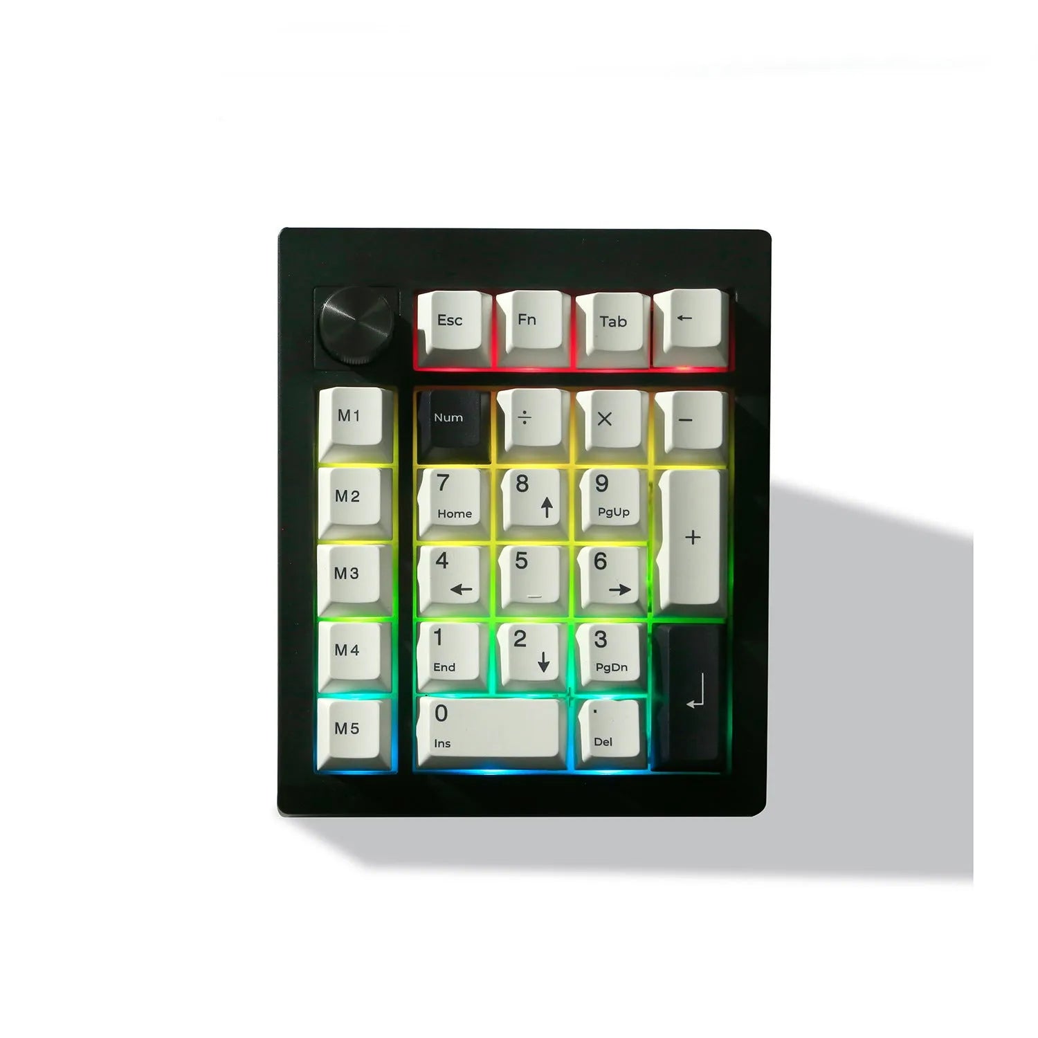 Wireless mechanical numeric keyboard with Bluetooth in black and white colour options
