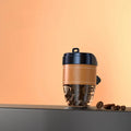 Coffee cup shaped car air freshener in plastic with solid fresh fragrance