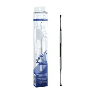 Plastic dog toothbrush pen, 21.3cm long, 3.3cm wide, 1.5cm deep, for dog dental cleaning and promotional gifts.