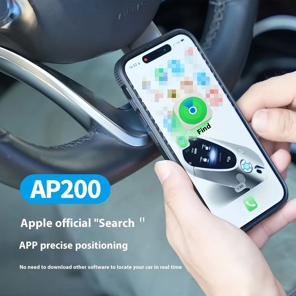 Black car charger GPS locator device for finding lost vehicles.