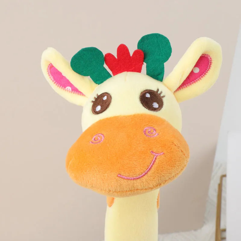 Multi-function giraffe doll singing and dancing for children with English rechargeable version