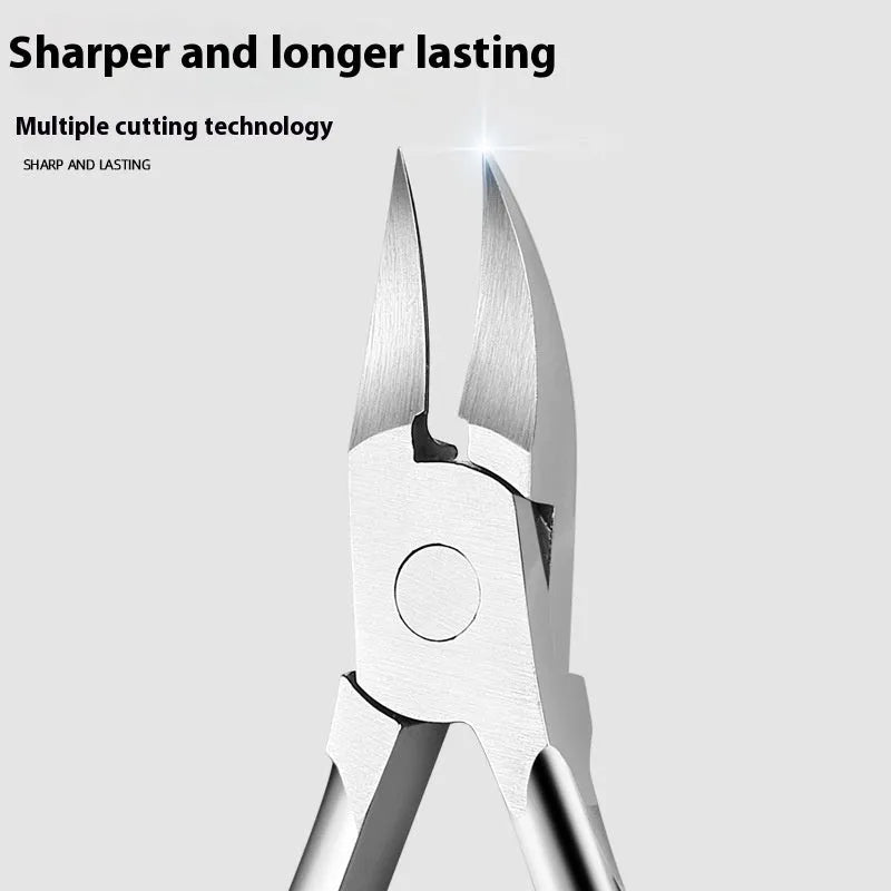 Bevel groove nail clippers in choice of five colours: black, red, blue, pink, white.