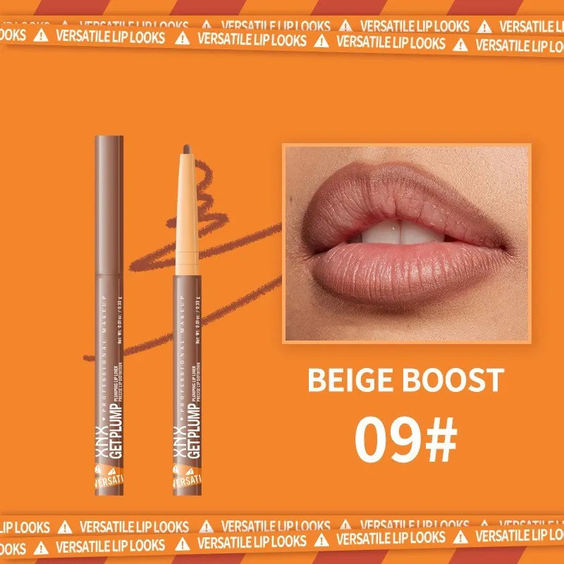 12 colour rotation lip liner set in shades from DUCKING CLEAR to DOUBLE DOSE with 3.5g each