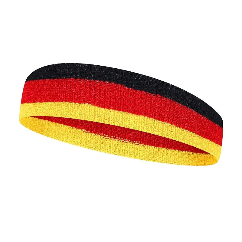 Adult sports headband in colour combinations for basketball running cycling