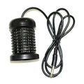 Black electrolytic ion head with stainless steel electrode and ABS housing for foot bath detox machine, 15W