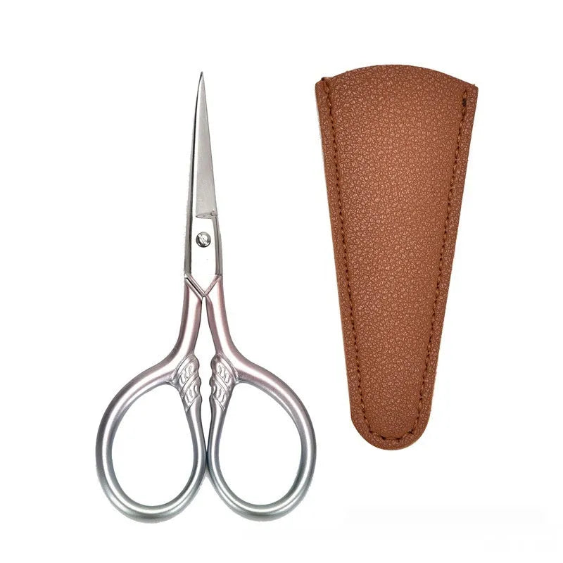 Mini stainless steel tea bag scissors in Gradually Varied Pink or Silver for cutting thread ends