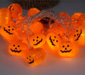 Halloween LED string lights with pumpkin, ghost, bat and spider models in four colour options
