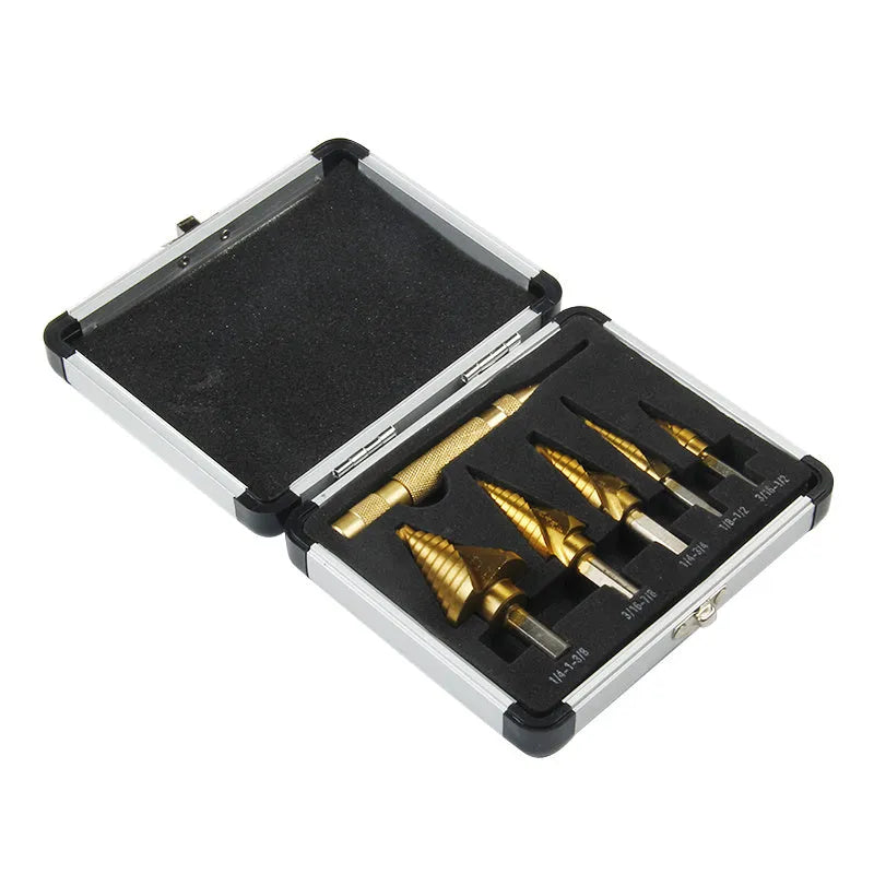 Steel plate opener tool with gold handles, adjustable 58-80mm blade for aluminium boxes