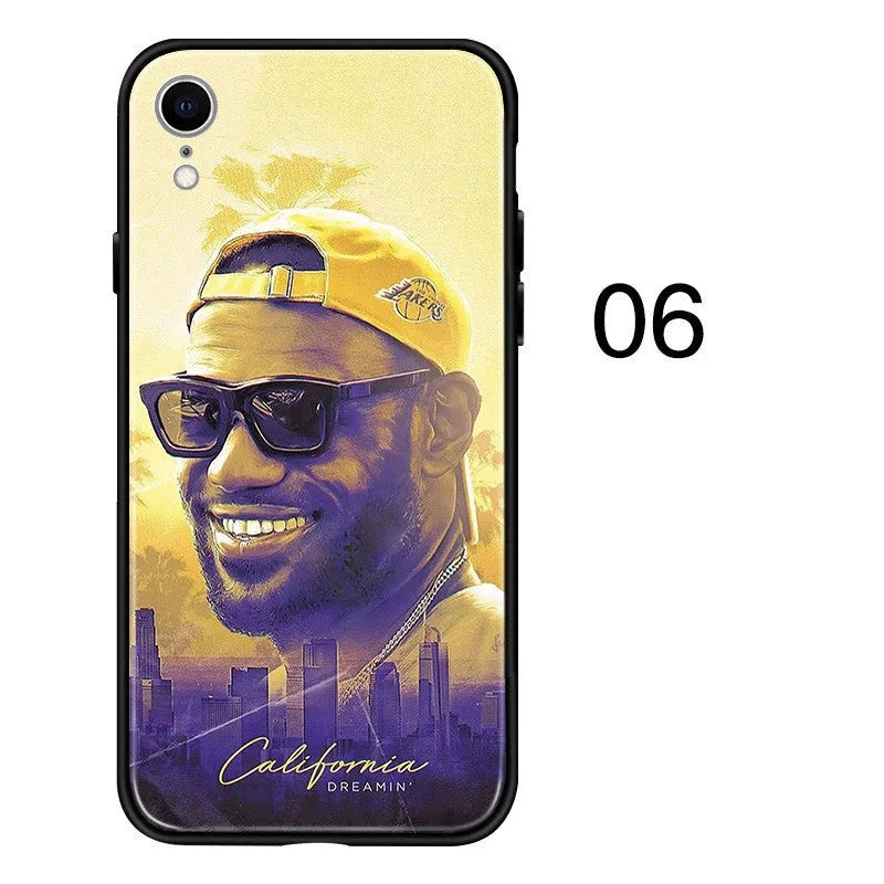 Silicone phone case for iPhone models on a table