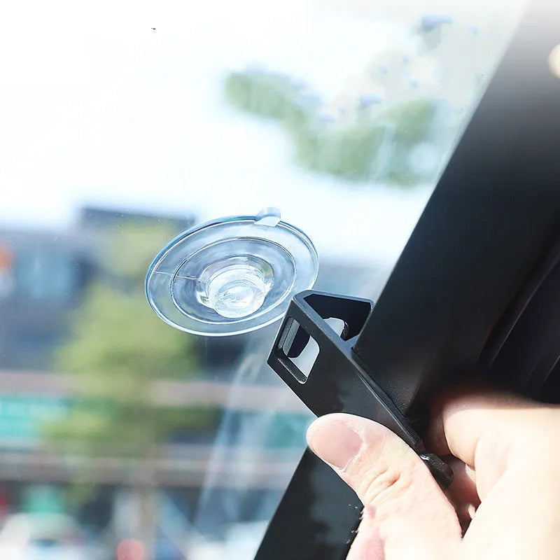 Upgraded automatic retractable car sunshade with encrypted polyester fabric and aluminum foil lining
