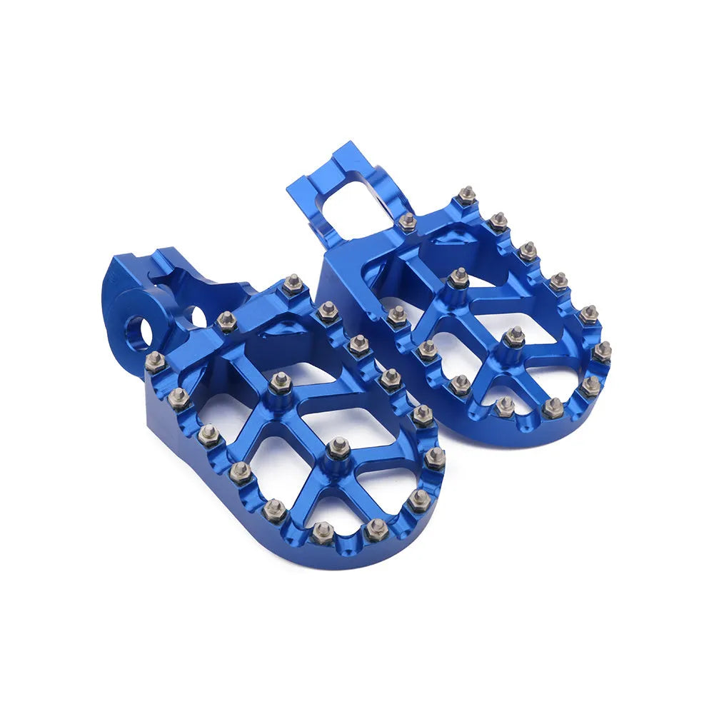Motocross modified pedals KTM foot pedal aluminium alloy blue orange off-road motorcycle upgrade