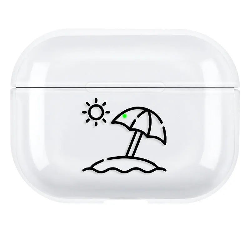 AirPods Pro 3 protective shell case in solid colour options with PC construction