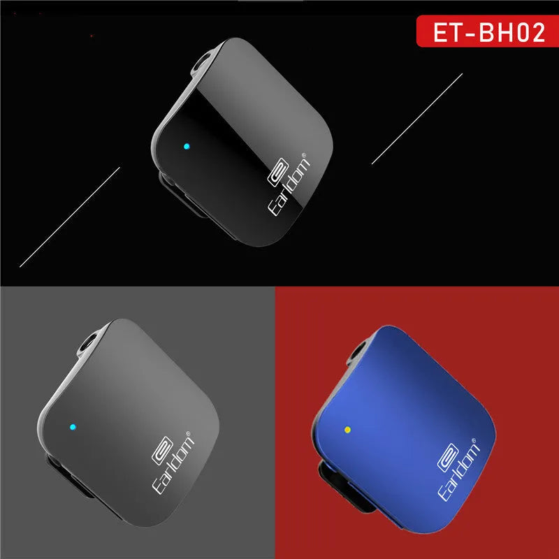 Bluetooth lavalier headset with wireless connectivity and voice control functionality in multiple colour options