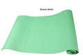 Super soft EVA yoga mat in red colour showing 4mm and 6mm thickness options for fitness exercises