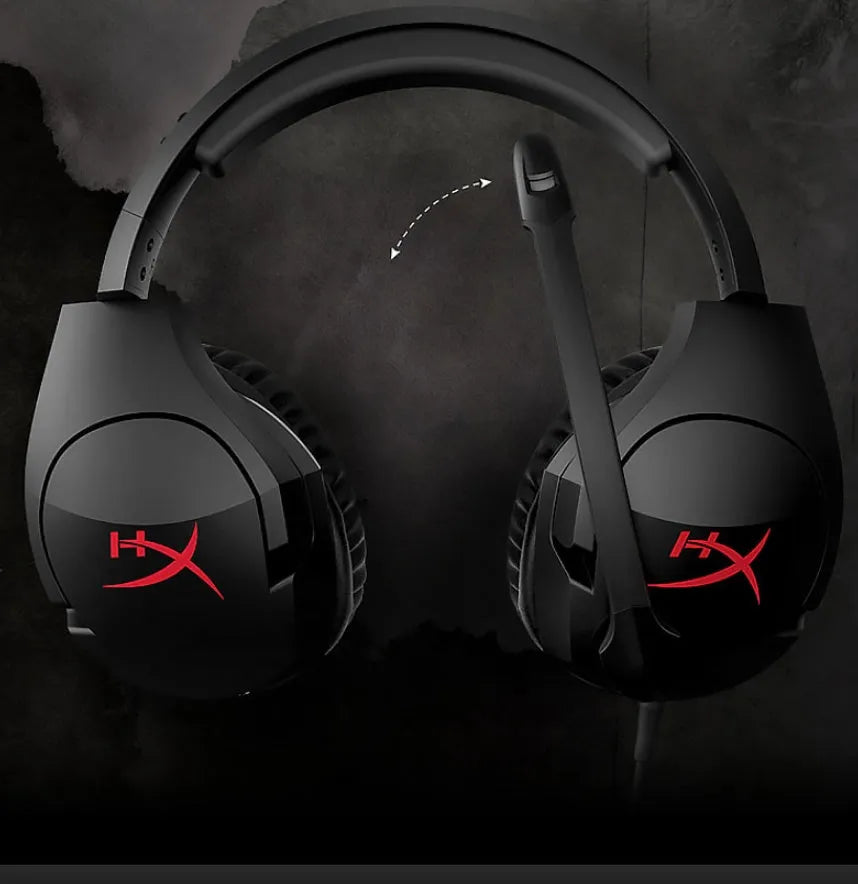 Stinger black wired over-ear gaming headset with microphone and 1.3-metre cable