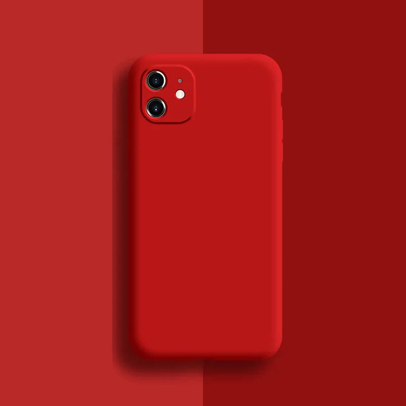 Silicone phone case for iPhone 11 Pro Max in various solid colours