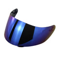Polycarbonate motorcycle helmet lens in iridescent colour, one size, with K5 K3SV lens base compatibility