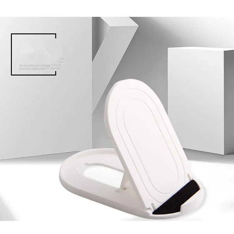 Plastic Lazy Bracket adjustable mobile phone stand in six colour options.