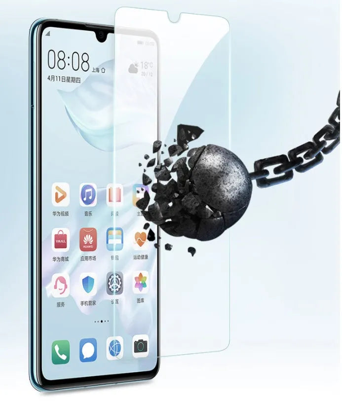 Tempered hydraulic TPU front film for Huawei phones with anti-reflective and automatic repair properties.