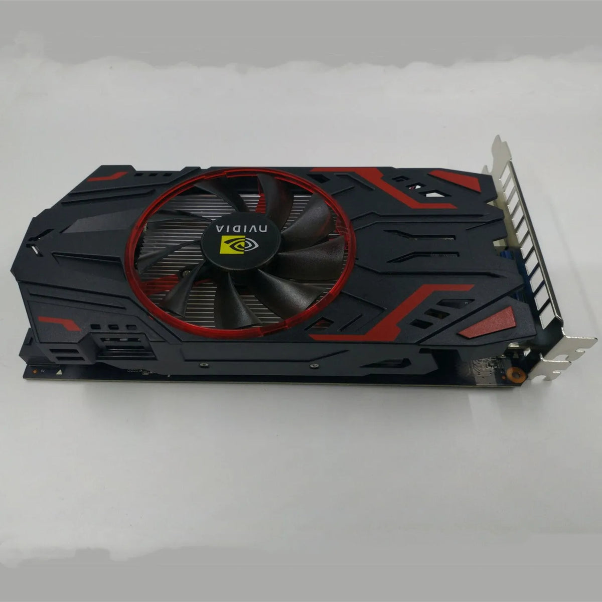 Black Nvidia GTX1050 2GB PCI-E standalone graphics card with HDMI DVI VGA ports for desktop gaming