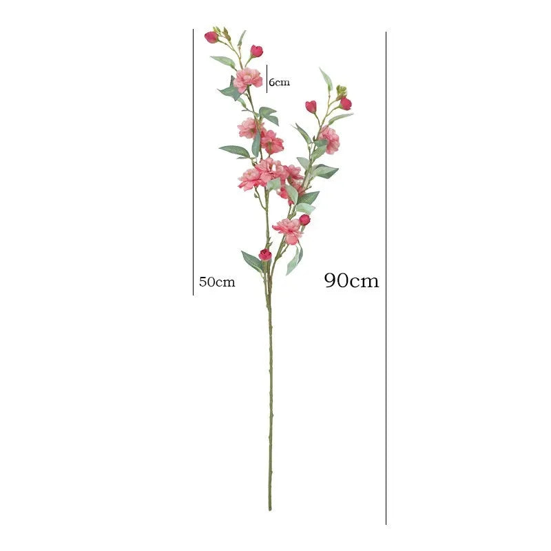 Single silk camellia artificial flower in Autumn White, Chinese retro home decoration for wedding and photography props