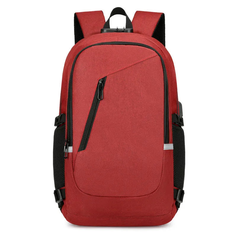 Oxford cloth computer backpack in street trend style with 20-35L capacity