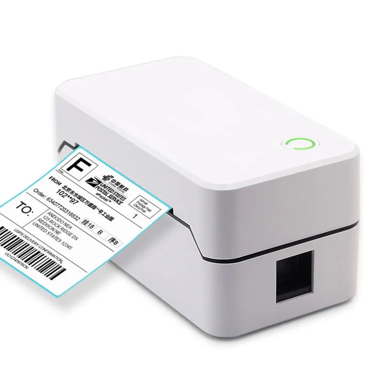 Compact Bluetooth thermal printer for express orders with 149mm width dimensions