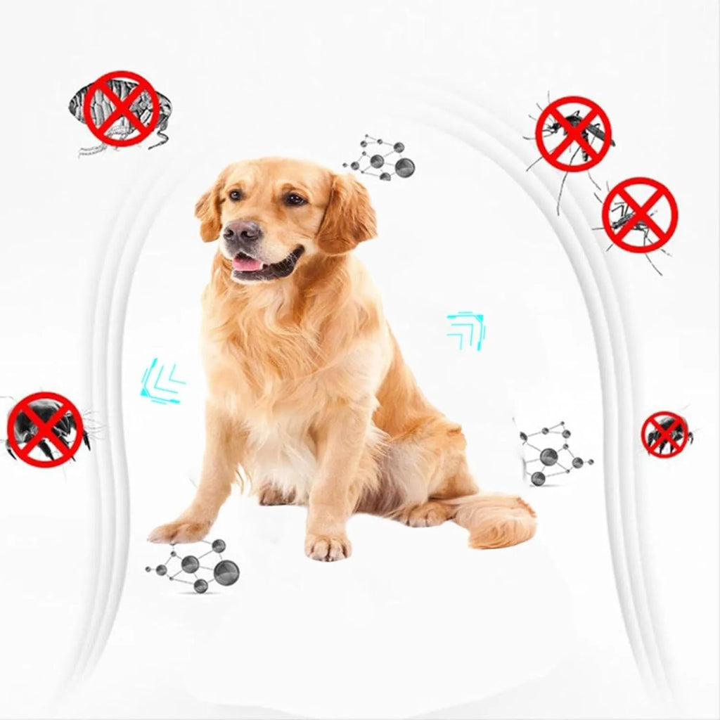 Double-sided plastic flea comb for pets with dense teeth and compact 0.85x5cm dimensions