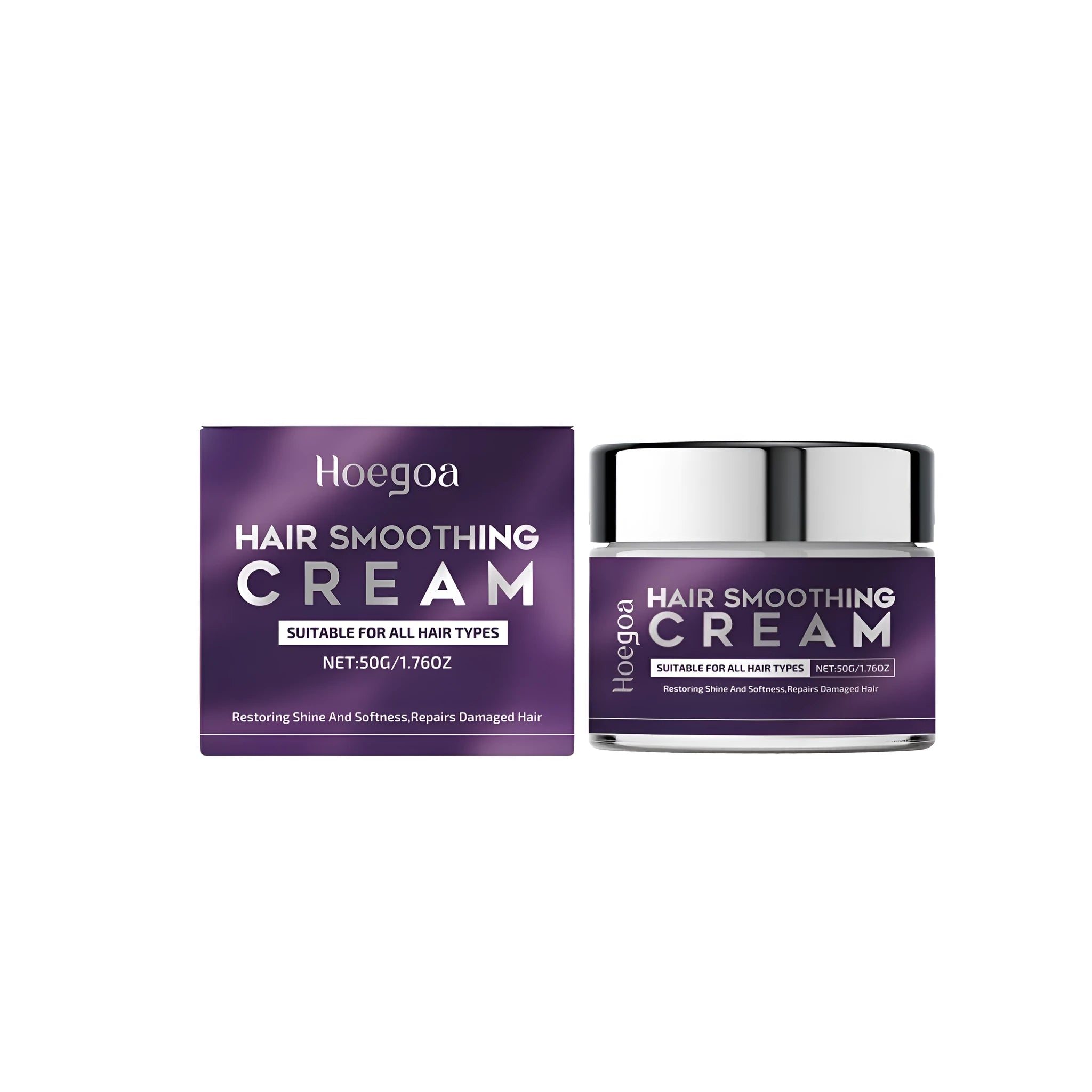 50g tube of nourishing and repairing straight hair cream for frizz control and smoothing.