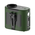Portable waist fan, rechargeable lithium battery, USB, 5 speed, 95x80x50mm, grey, army green, orange red, black