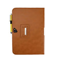 Black imitation leather back clip case for Google Pixel 10 tablet