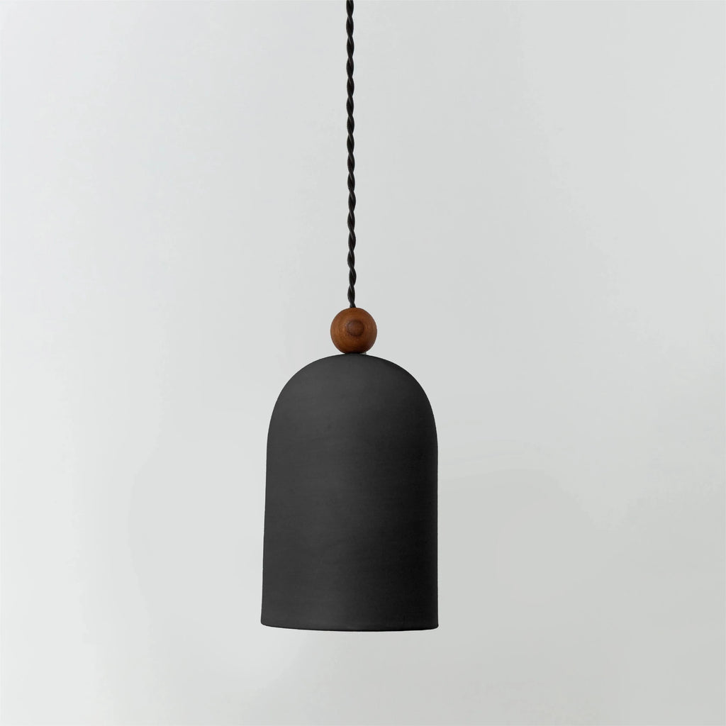 Japanese Zen ball light in black as wall lamp with 350-degree rotation for hallway