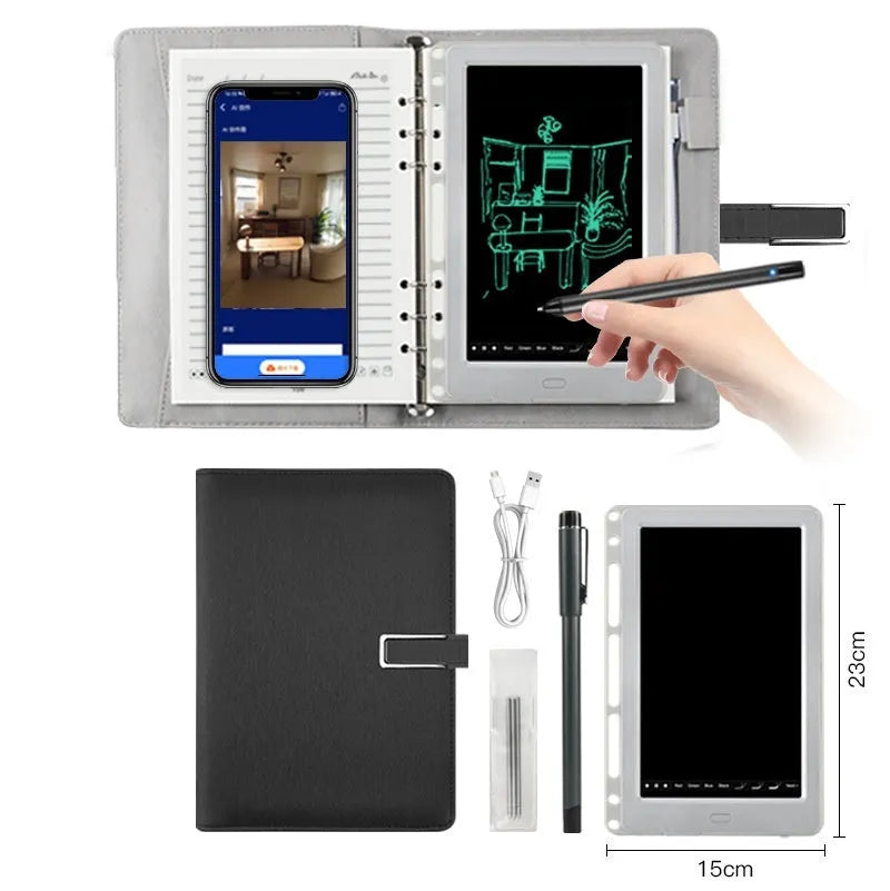 85-inch electronic writing pad with stitching appearance design and smart pen for digital presentations