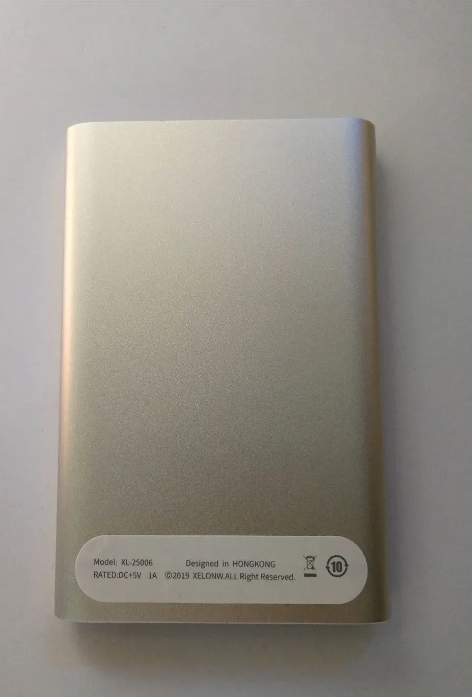 2.5 inch metal external hard drive in black with USB 3.0 cable and indicator light