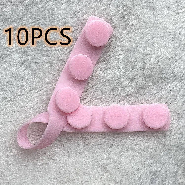 Silicone elastic cord extension strap for face masks, 1.5cm wide, in multiple colours.
